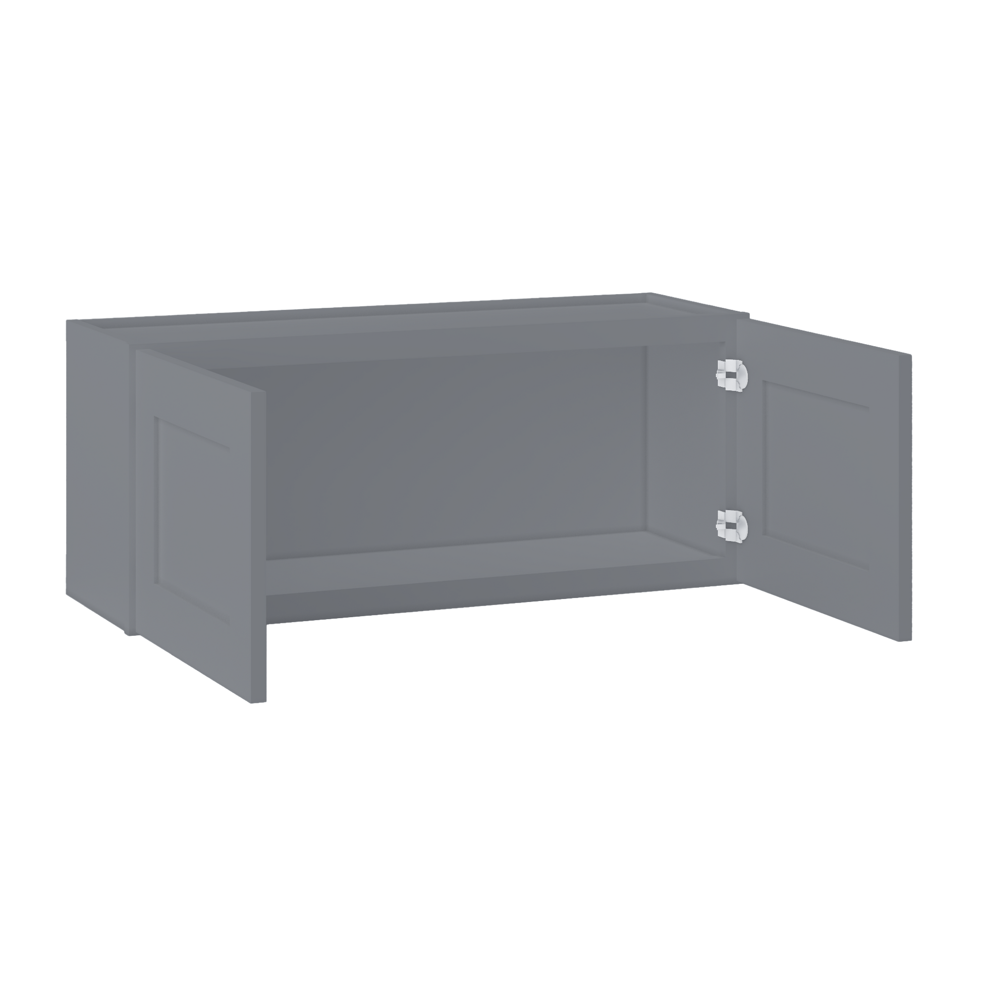 Wall Kitchen Cabinet W3615 Colonial Gray LessCare 36 in. width 15 in. height 12 in. depth - Kitchen Cabinets