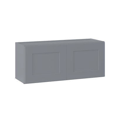 Wall Kitchen Cabinet W3615 Colonial Gray LessCare 36 in. width 15 in. height 12 in. depth - Kitchen Cabinets