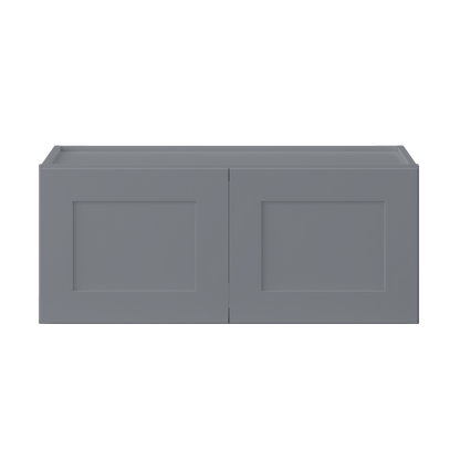 Wall Kitchen Cabinet W3615 Colonial Gray LessCare 36 in. width 15 in. height 12 in. depth - Kitchen Cabinets
