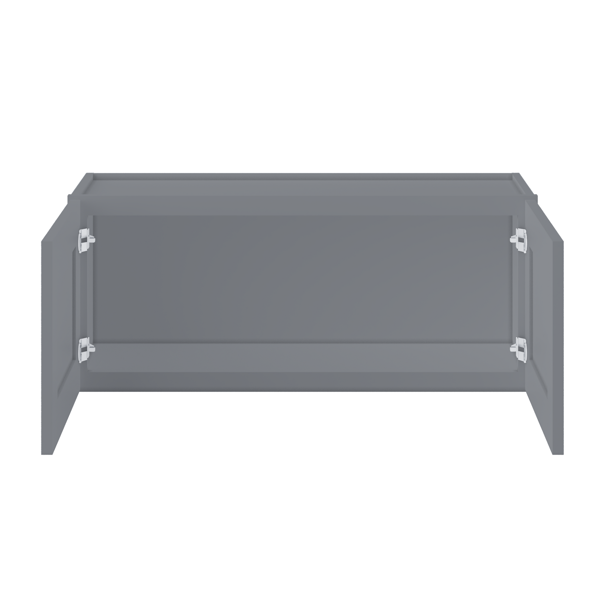 Wall Kitchen Cabinet W3615 Colonial Gray LessCare 36 in. width 15 in. height 12 in. depth - Kitchen Cabinets