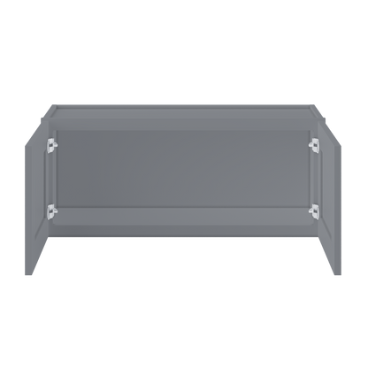 Wall Kitchen Cabinet W3615 Colonial Gray LessCare 36 in. width 15 in. height 12 in. depth - Kitchen Cabinets