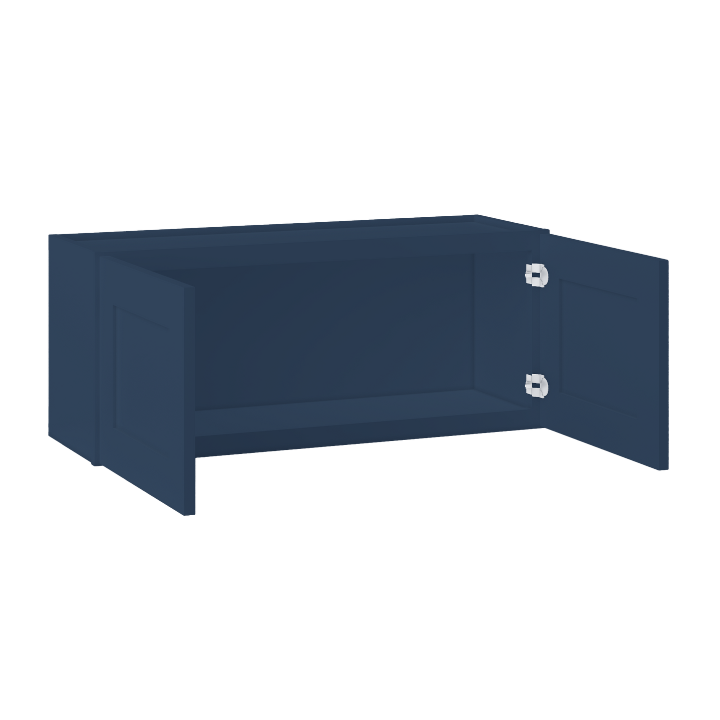 Wall Kitchen Cabinet W3615 Danbury Blue LessCare 36 in. width 15 in. height 12 in. depth - Kitchen Cabinets