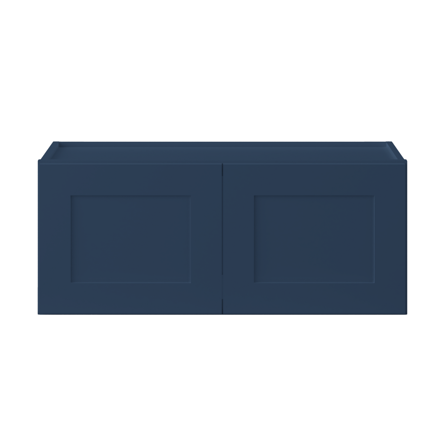 Wall Kitchen Cabinet W3615 Danbury Blue LessCare 36 in. width 15 in. height 12 in. depth - Kitchen Cabinets