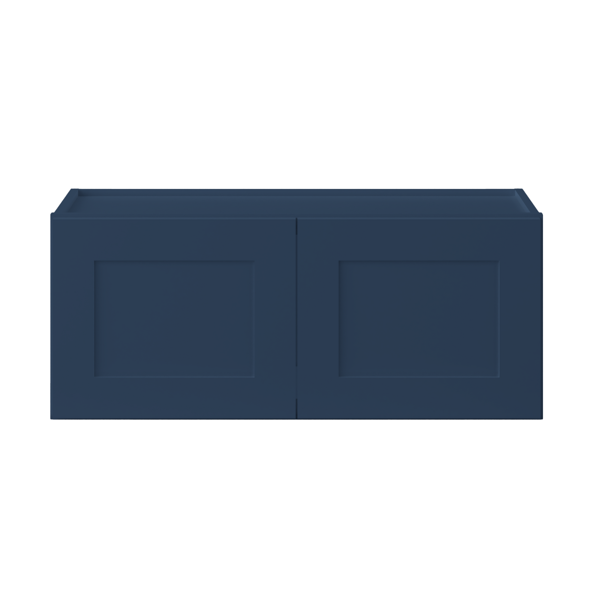 Wall Kitchen Cabinet W3615 Danbury Blue LessCare 36 in. width 15 in. height 12 in. depth - Kitchen Cabinets