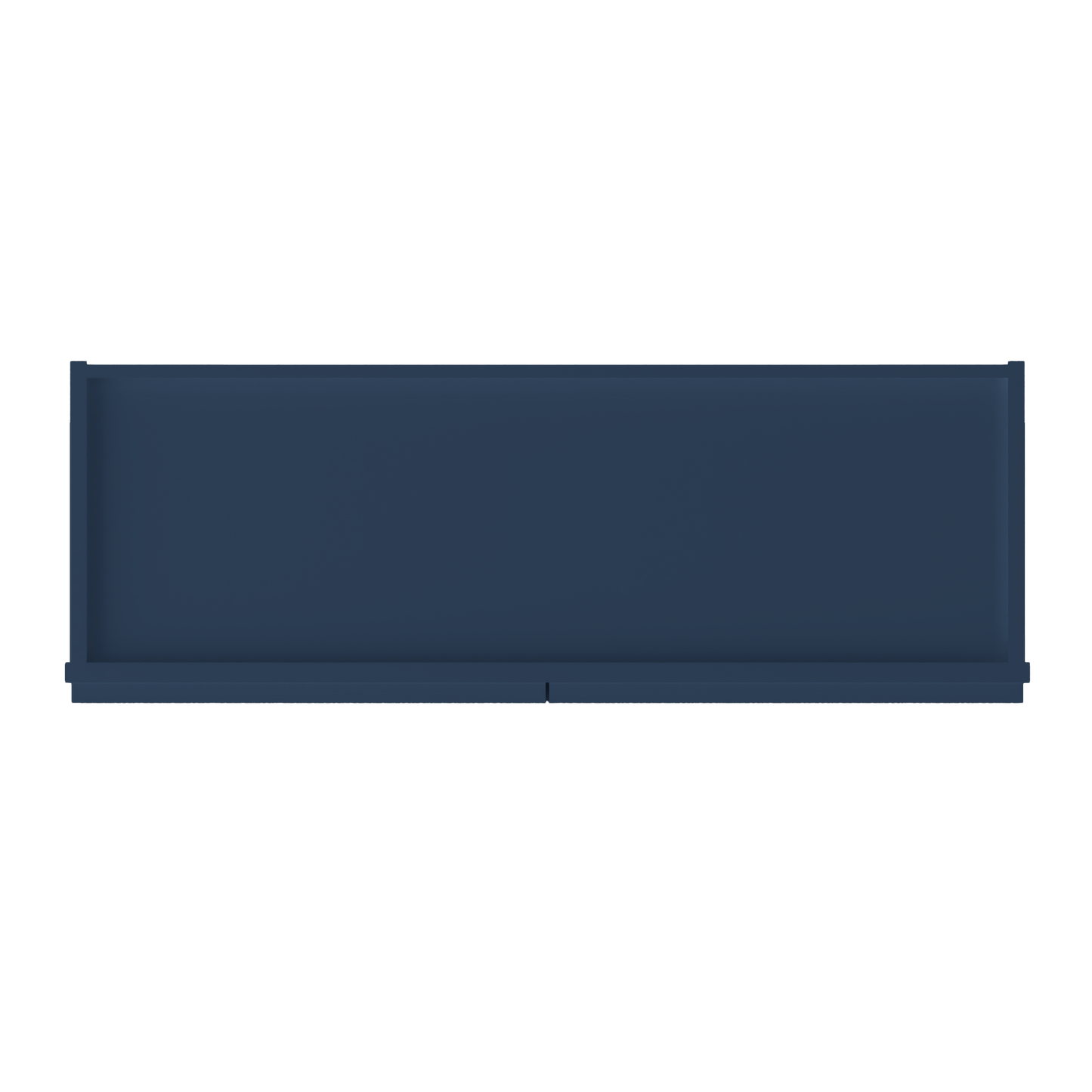 Wall Kitchen Cabinet W3615 Danbury Blue LessCare 36 in. width 15 in. height 12 in. depth - Kitchen Cabinets