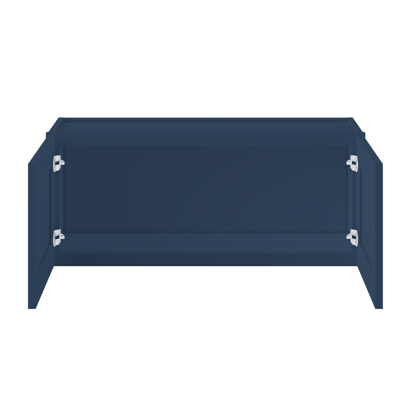 Wall Kitchen Cabinet W3615 Danbury Blue LessCare 36 in. width 15 in. height 12 in. depth - Kitchen Cabinets