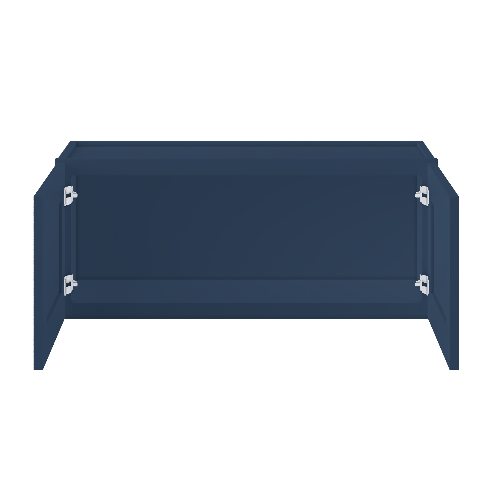 Wall Kitchen Cabinet W3615 Danbury Blue LessCare 36 in. width 15 in. height 12 in. depth - Kitchen Cabinets