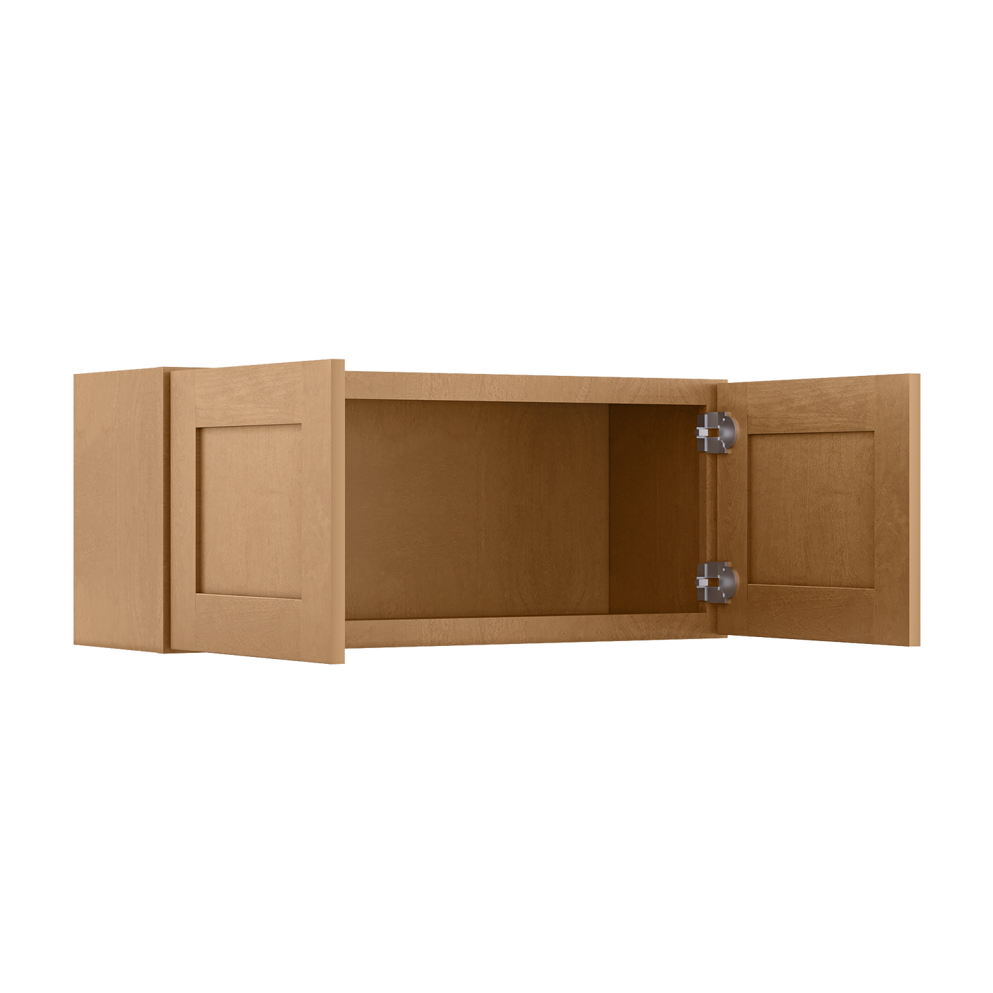 Wall Kitchen Cabinet W3615 Shaker Toffee LessCare 36 in. width 15 in. height 12 in. depth - Kitchen Cabinets