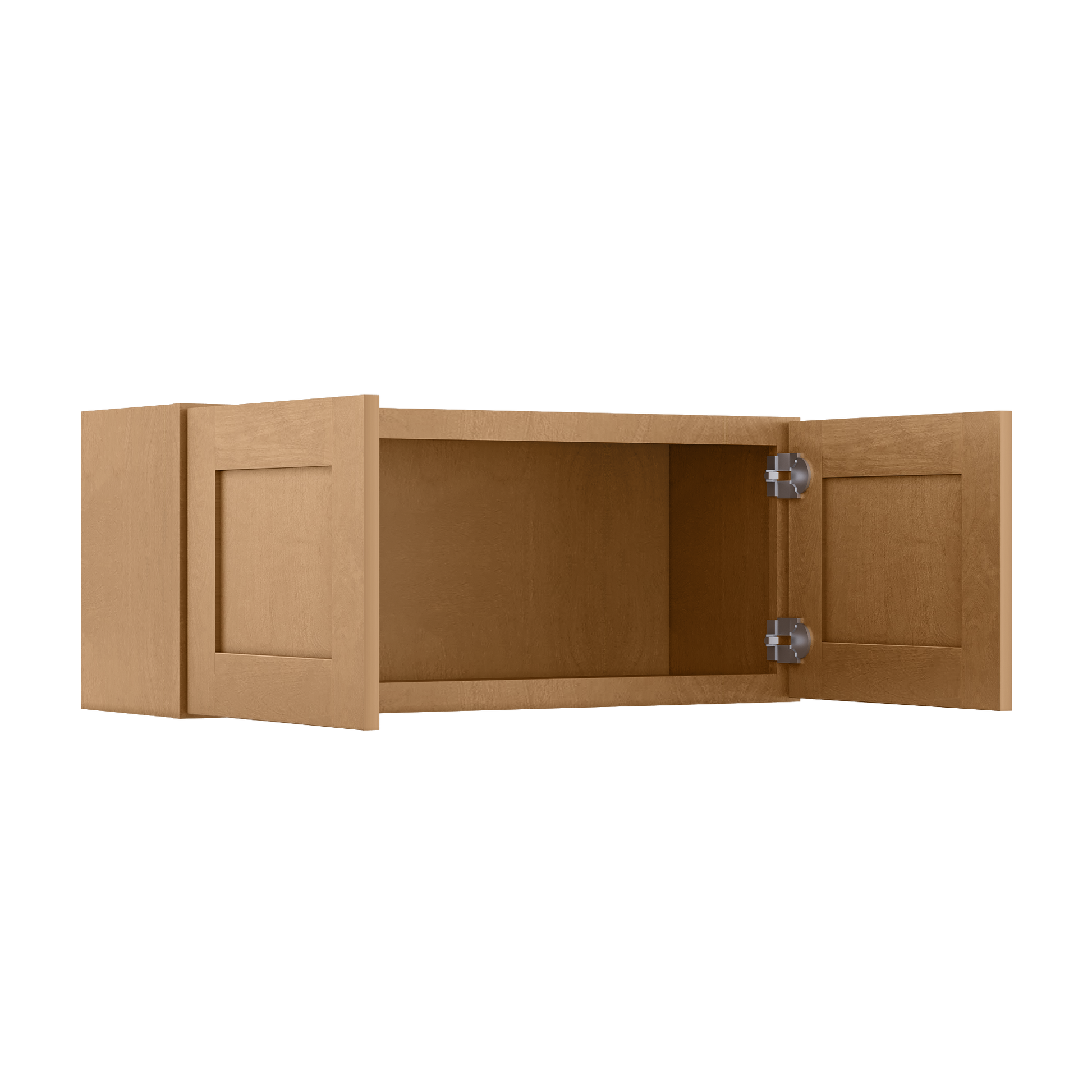 Wall Kitchen Cabinet W3615 Shaker Toffee LessCare 36 in. width 15 in. height 12 in. depth - Kitchen Cabinets