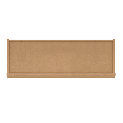 Wall Kitchen Cabinet W3615 Shaker Toffee LessCare 36 in. width 15 in. height 12 in. depth - Kitchen Cabinets