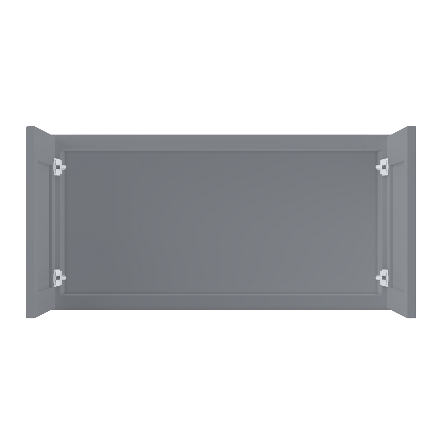 Wall Kitchen Cabinet W3618 Colonial Gray LessCare 36 in. width 18 in. height 12 in. depth - Kitchen Cabinets