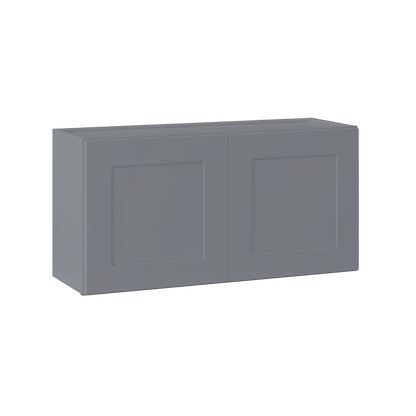 Wall Kitchen Cabinet W3618 Colonial Gray LessCare 36 in. width 18 in. height 12 in. depth - Kitchen Cabinets