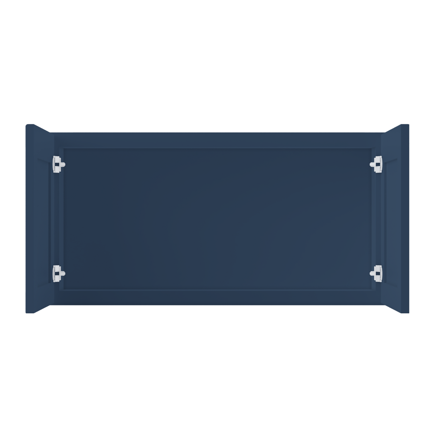 Wall Kitchen Cabinet W3618 Danbury Blue LessCare 36 in. width 18 in. height 12 in. depth - Kitchen Cabinets
