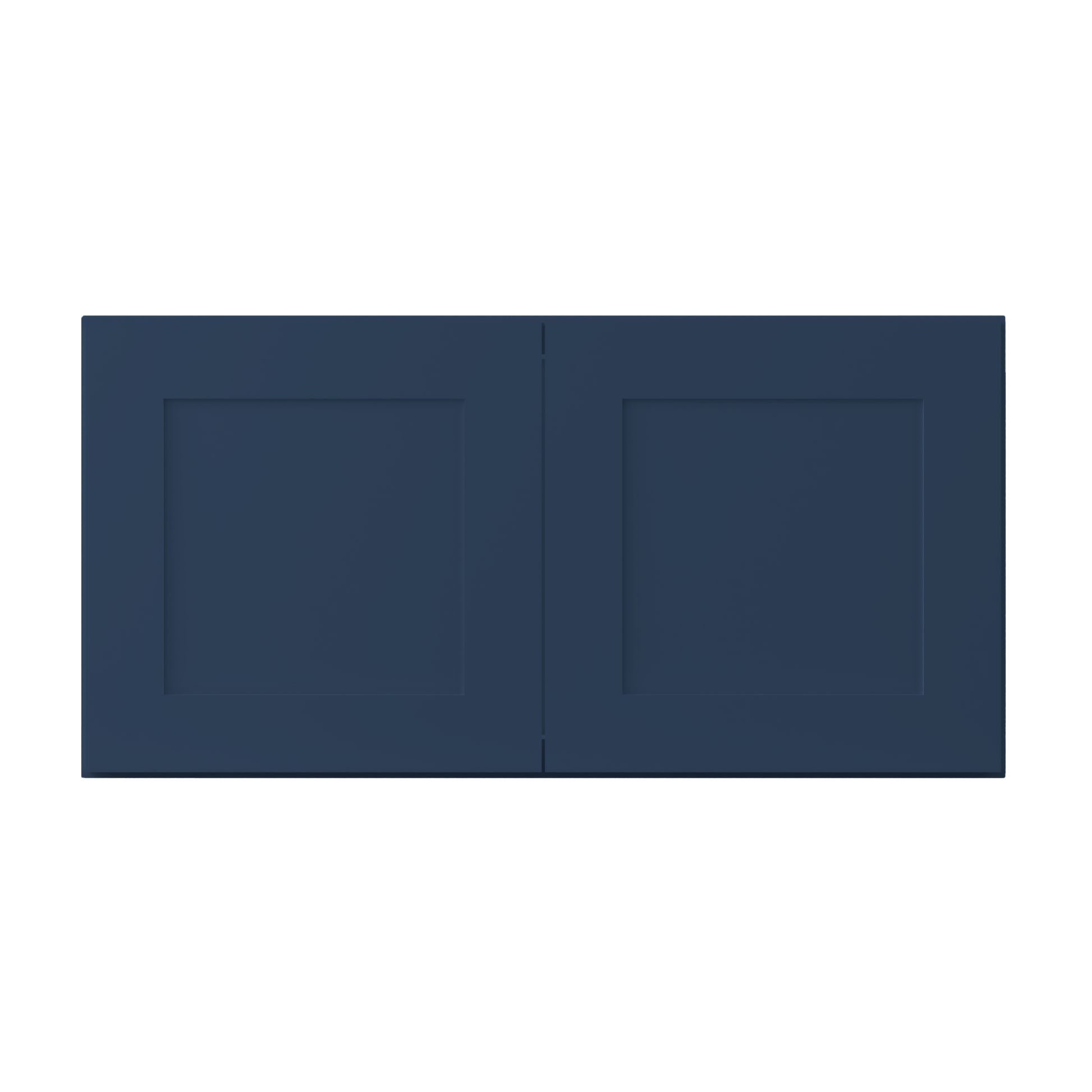 Wall Kitchen Cabinet W3618 Danbury Blue LessCare 36 in. width 18 in. height 12 in. depth - Kitchen Cabinets
