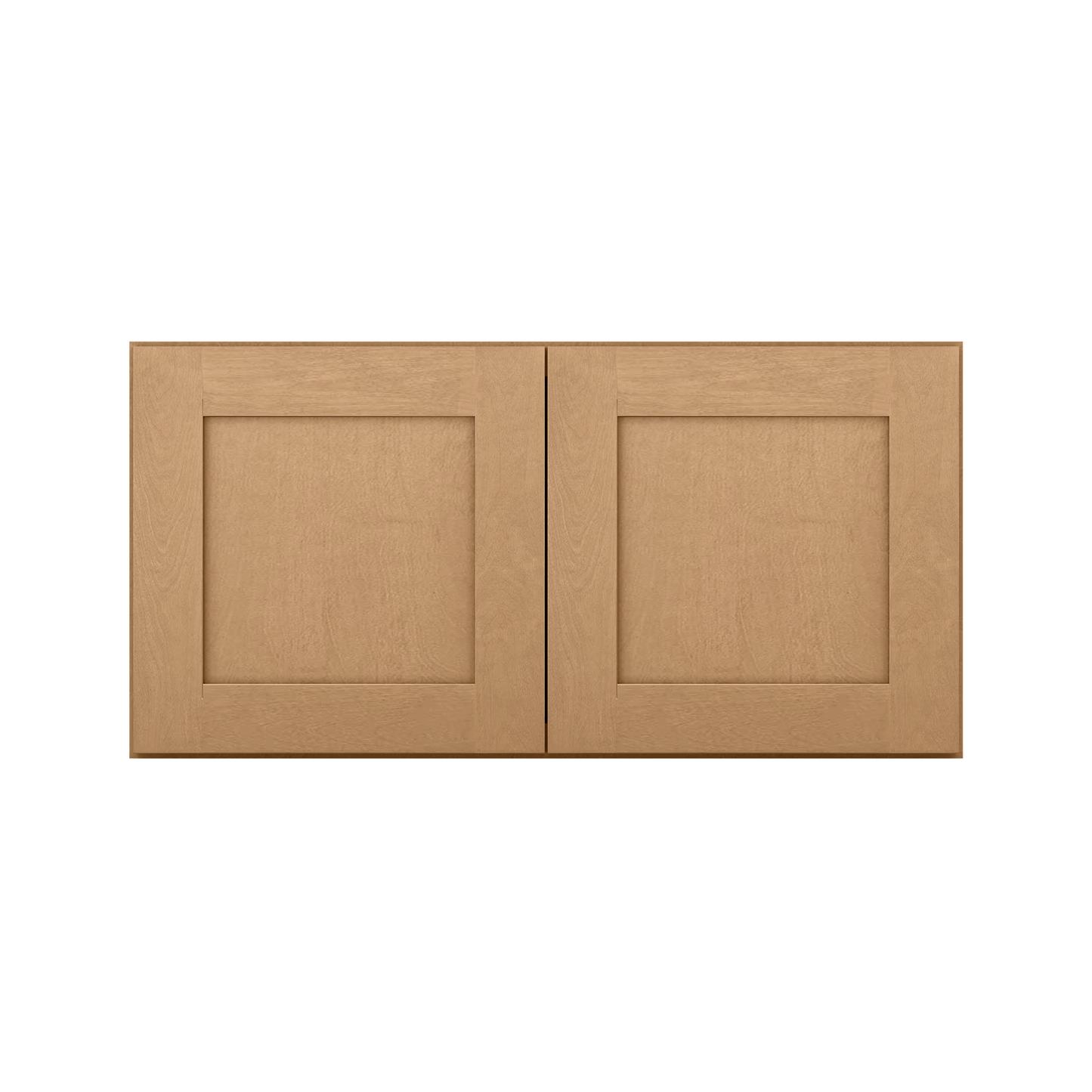 Wall Kitchen Cabinet W3618 Shaker Toffee LessCare 36 in. width 18 in. height 12 in. depth - Kitchen Cabinets