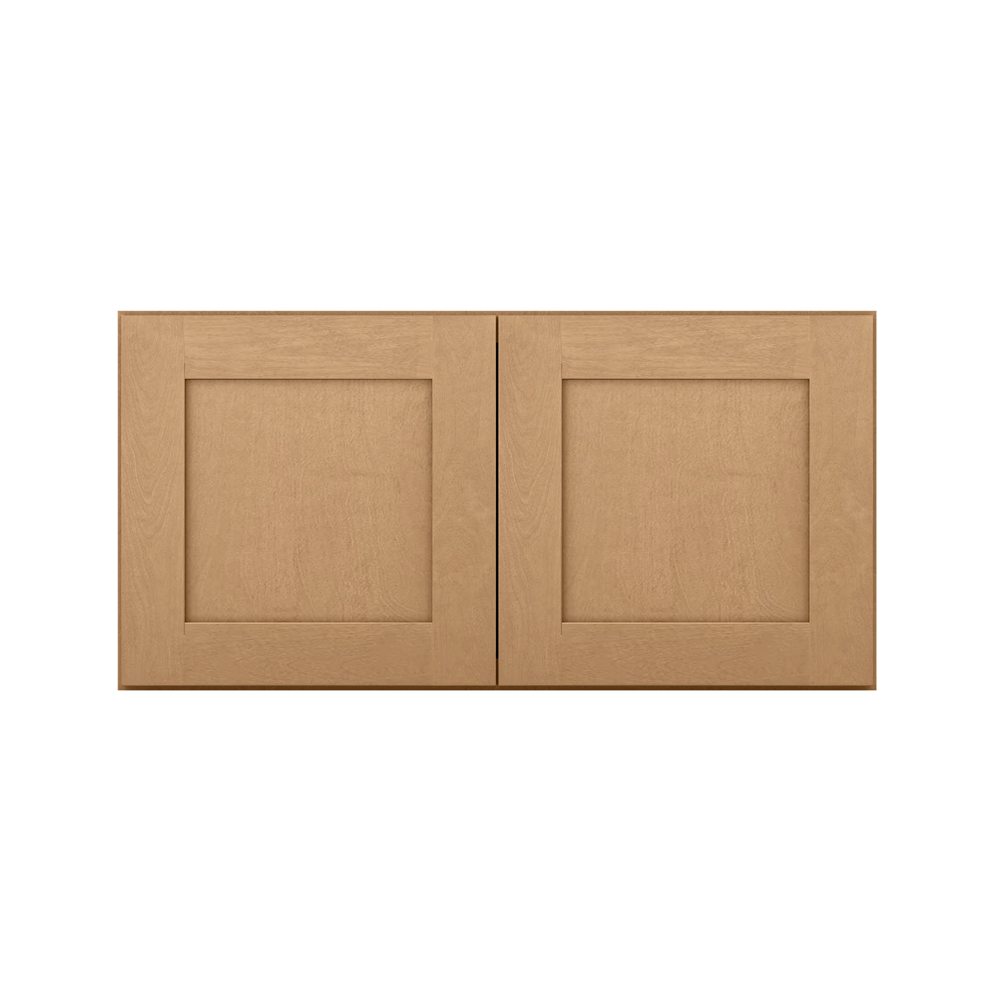 Wall Kitchen Cabinet W3618 Shaker Toffee LessCare 36 in. width 18 in. height 12 in. depth - Kitchen Cabinets