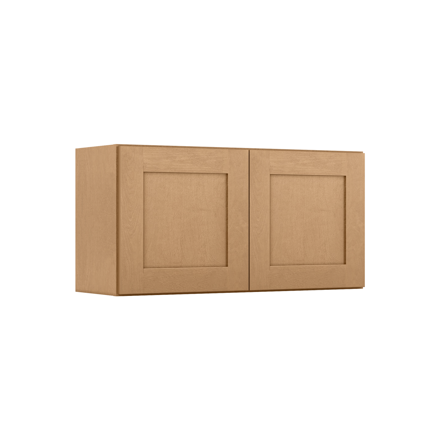Wall Kitchen Cabinet W3618 Shaker Toffee LessCare 36 in. width 18 in. height 12 in. depth - Kitchen Cabinets