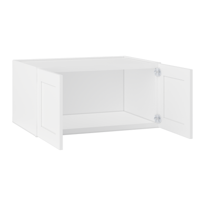 Wall Kitchen Cabinet W361824 Alpina White LessCare 36 in. width 18 in. height 24 in. depth - Kitchen Cabinets