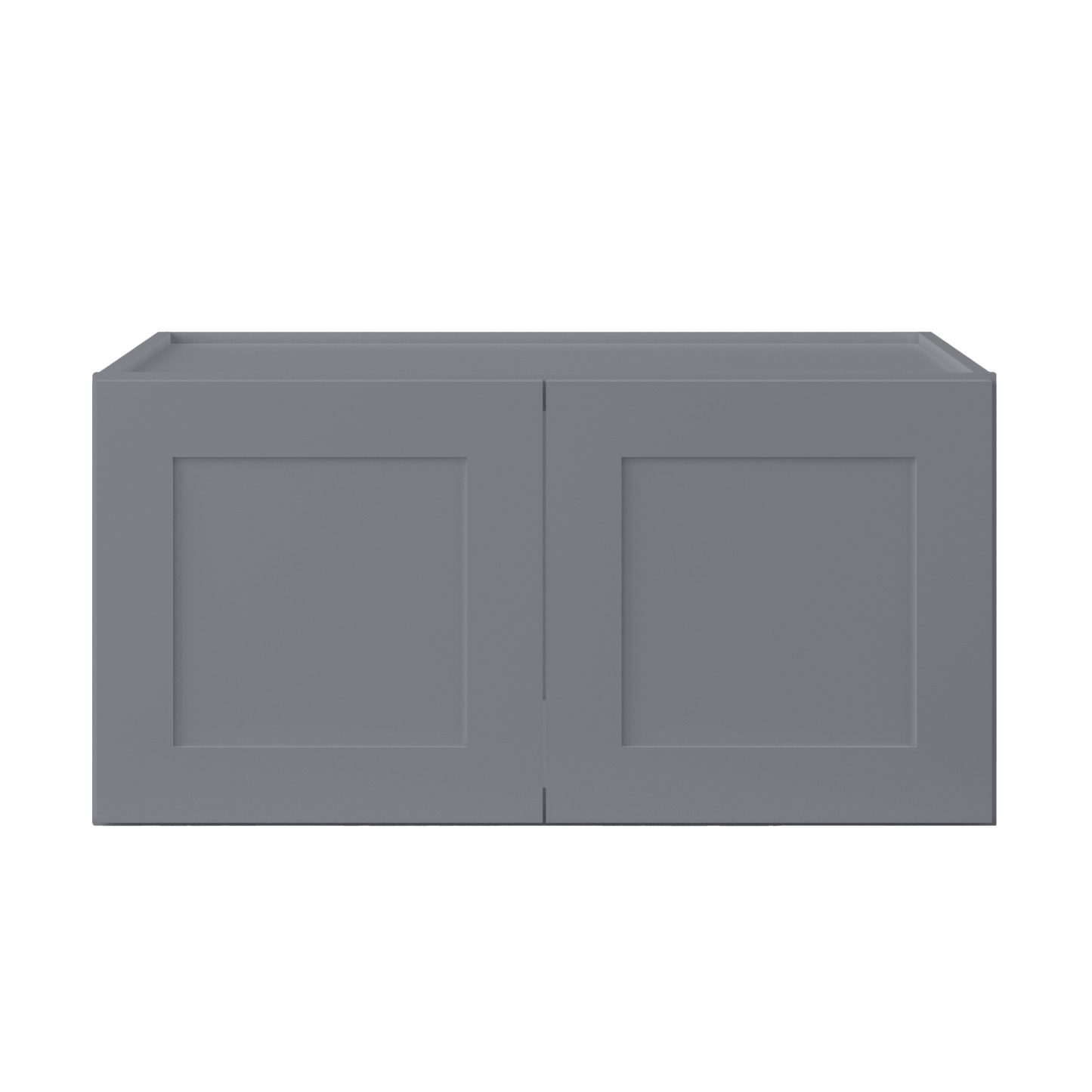 Wall Kitchen Cabinet W361824 Colonial Gray LessCare 36 in. width 18 in. height 24 in. depth - Kitchen Cabinets