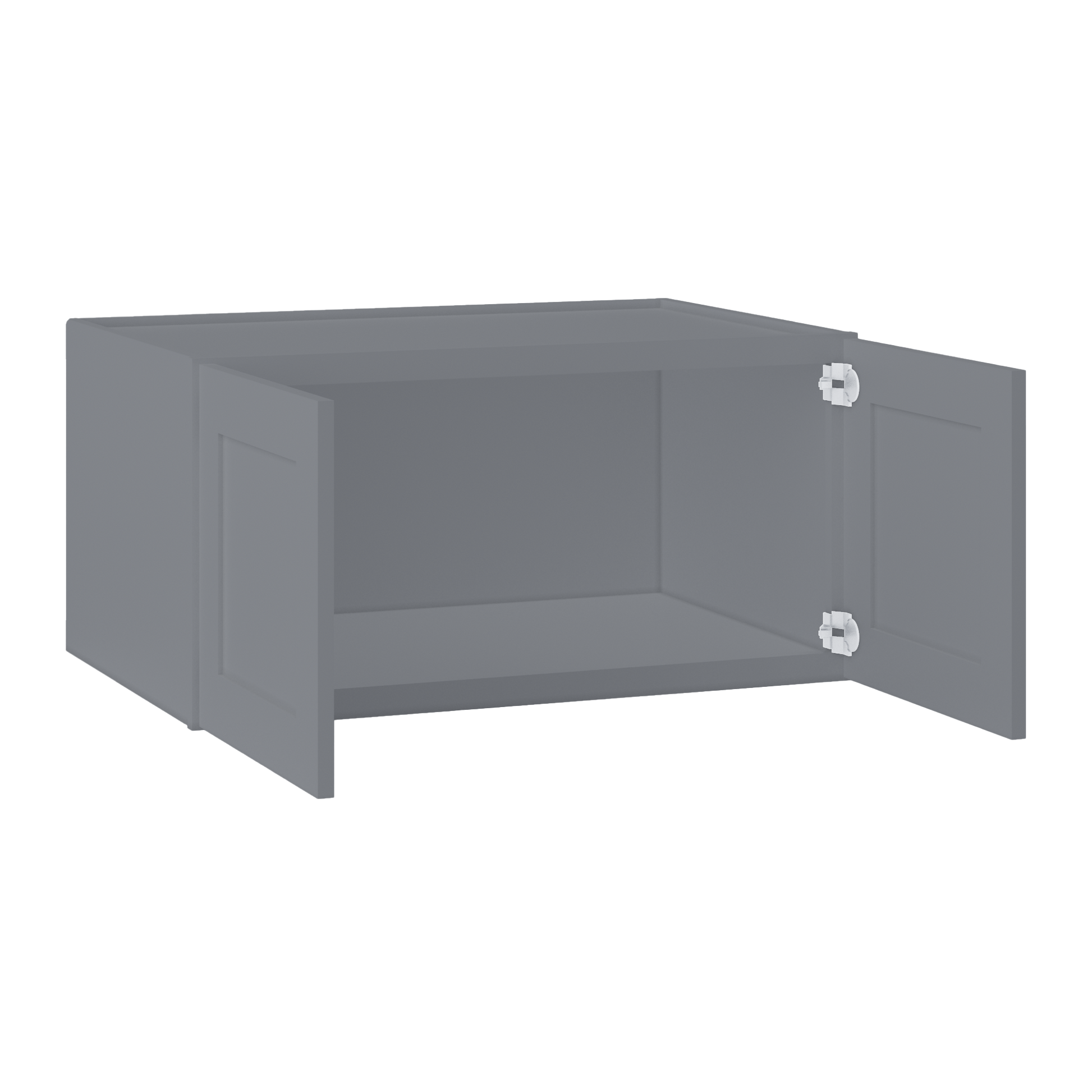 Wall Kitchen Cabinet W361824 Colonial Gray LessCare 36 in. width 18 in. height 24 in. depth - Kitchen Cabinets