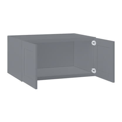 Wall Kitchen Cabinet W361824 Colonial Gray LessCare 36 in. width 18 in. height 24 in. depth - Kitchen Cabinets