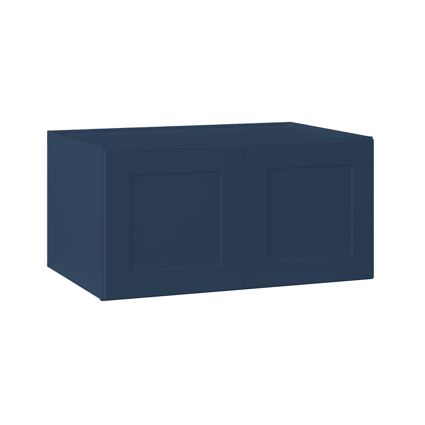 Wall Kitchen Cabinet W361824 Danbury Blue LessCare 36 in. width 18 in. height 24 in. depth - Kitchen Cabinets