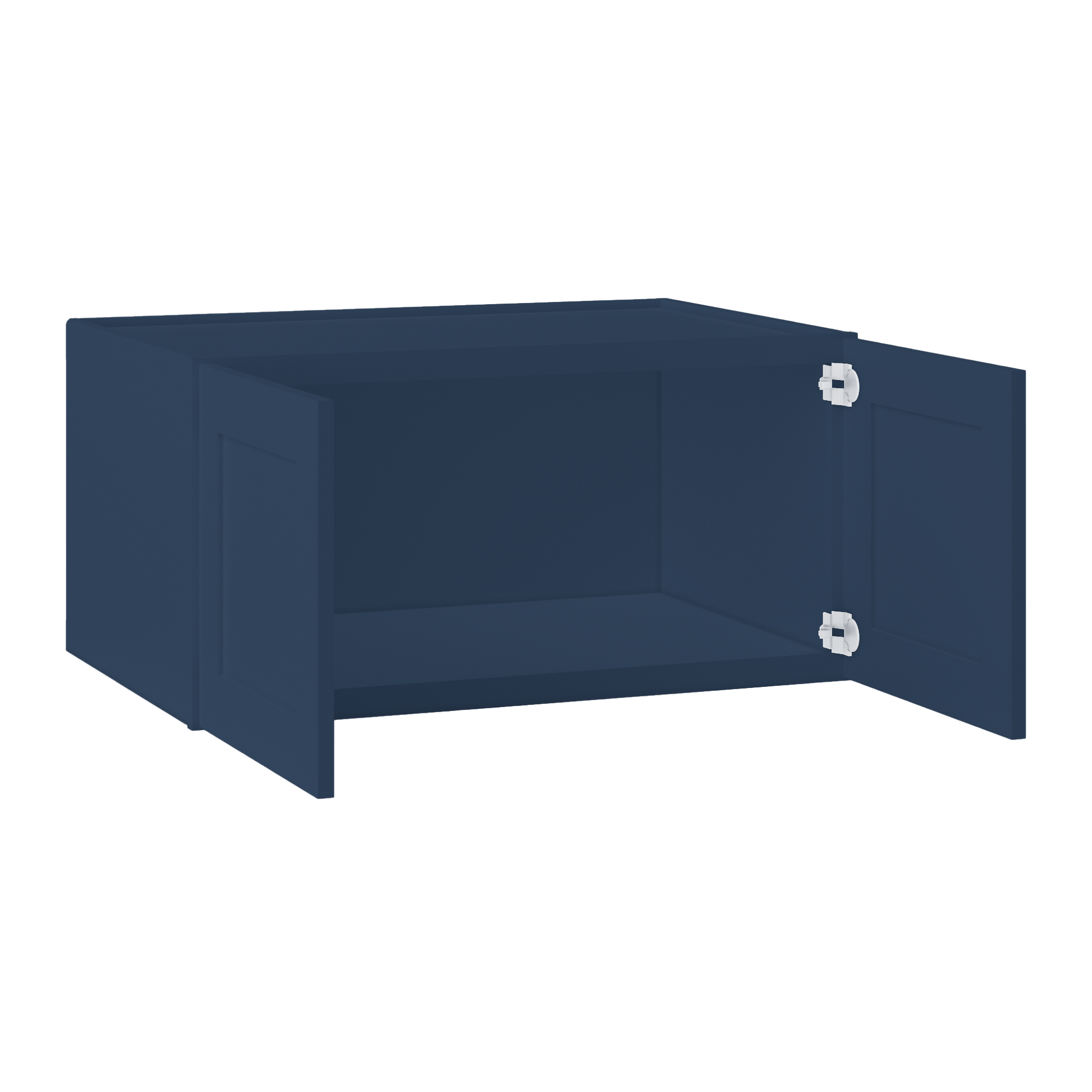 Wall Kitchen Cabinet W361824 Danbury Blue LessCare 36 in. width 18 in. height 24 in. depth - Kitchen Cabinets