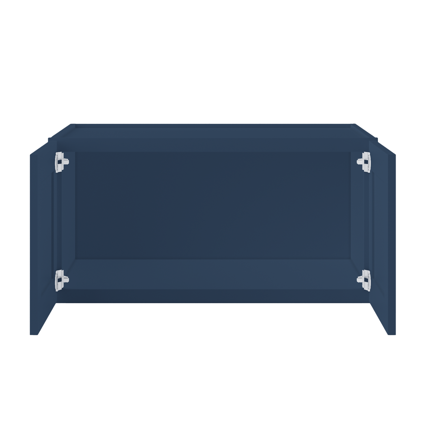 Wall Kitchen Cabinet W361824 Danbury Blue LessCare 36 in. width 18 in. height 24 in. depth - Kitchen Cabinets