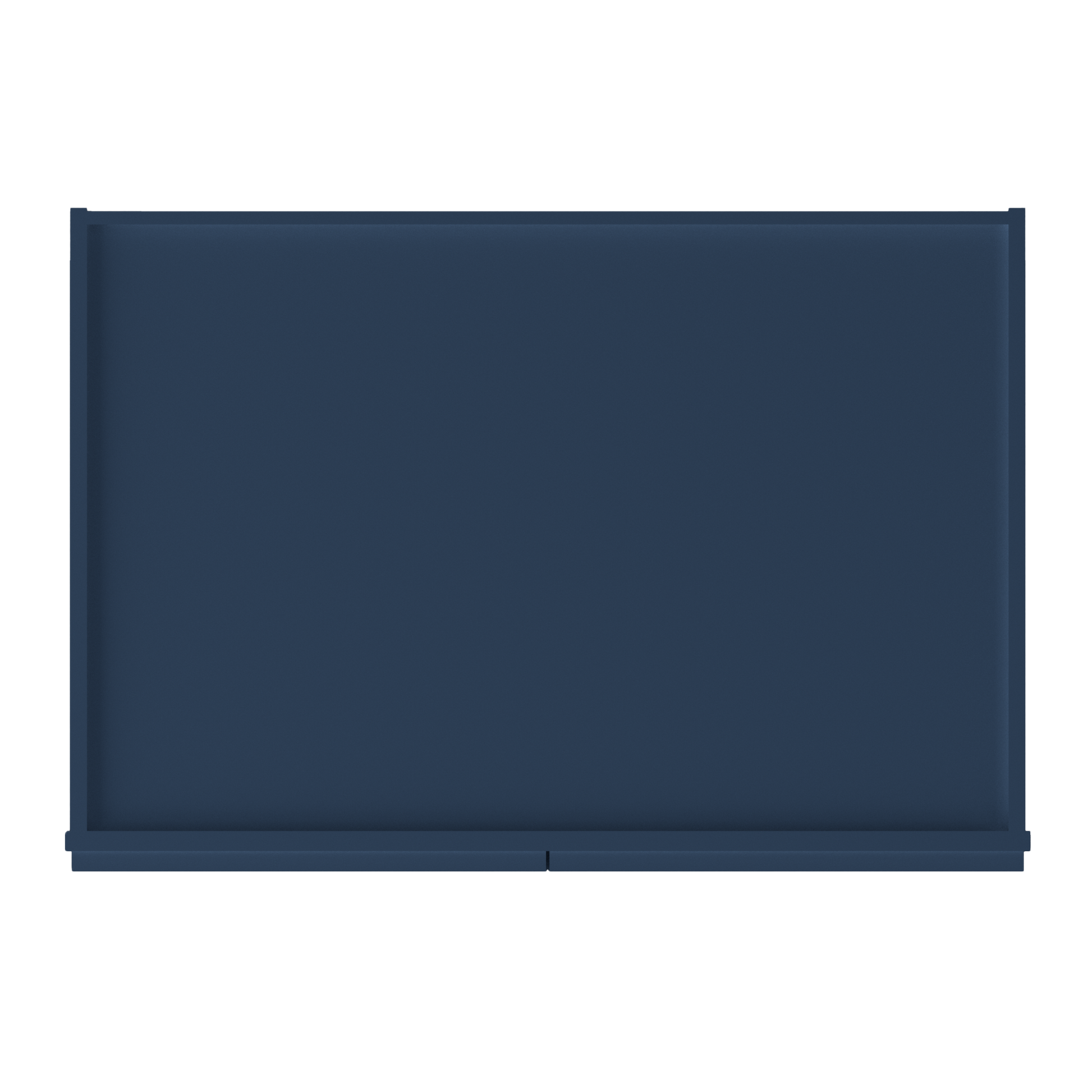 Wall Kitchen Cabinet W361824 Danbury Blue LessCare 36 in. width 18 in. height 24 in. depth - Kitchen Cabinets