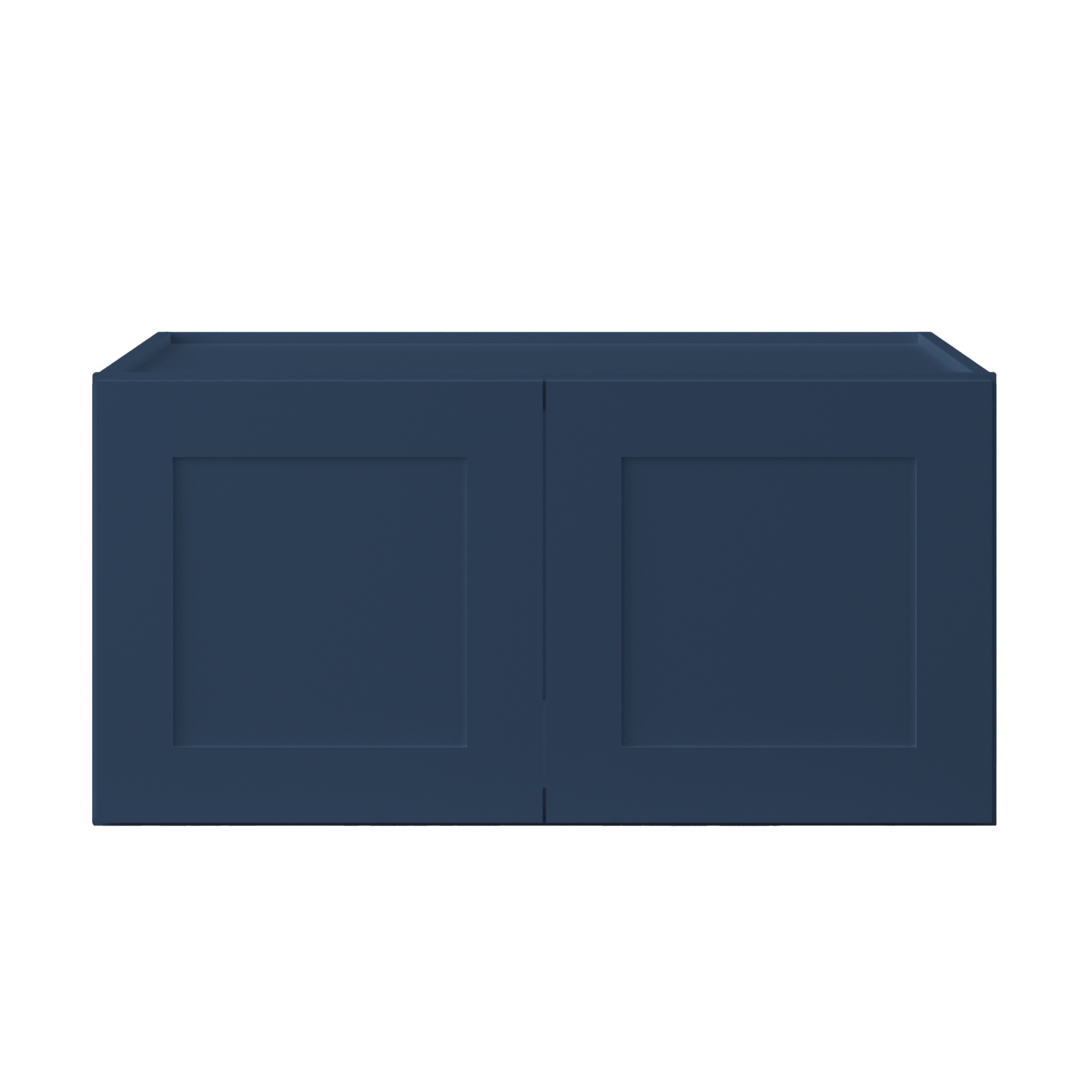 Wall Kitchen Cabinet W361824 Danbury Blue LessCare 36 in. width 18 in. height 24 in. depth - Kitchen Cabinets