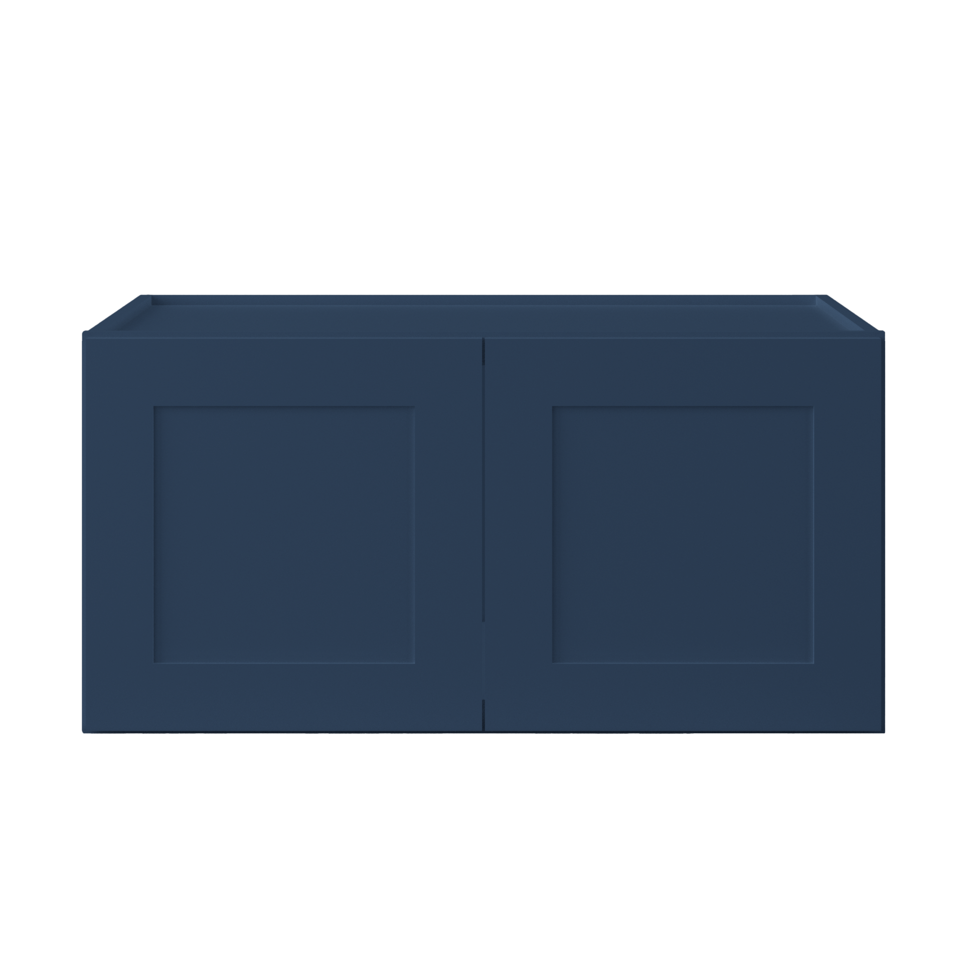 Wall Kitchen Cabinet W361824 Danbury Blue LessCare 36 in. width 18 in. height 24 in. depth - Kitchen Cabinets