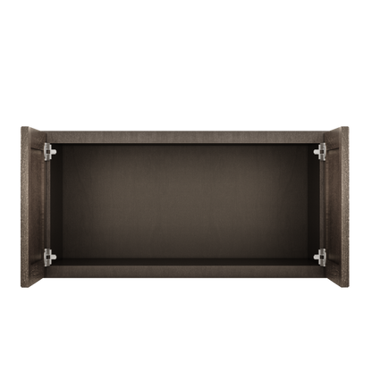 Wall Kitchen Cabinet W361824 Milan Slate LessCare 36 in. width 18 in. height 24 in. depth - Kitchen Cabinets