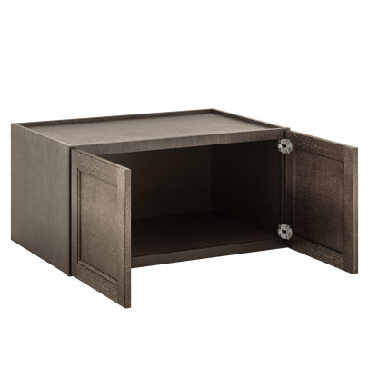 Wall Kitchen Cabinet W361824 Milan Slate LessCare 36 in. width 18 in. height 24 in. depth - Kitchen Cabinets