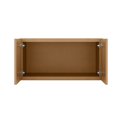 Wall Kitchen Cabinet W361824 Shaker Toffee LessCare 36 in. width 18 in. height 24 in. depth - Kitchen Cabinets