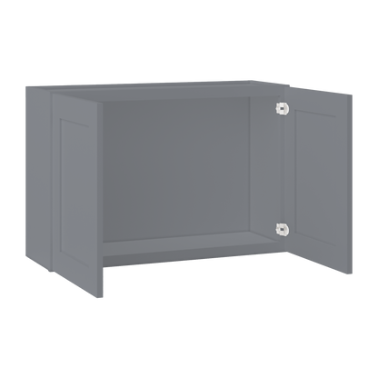 Wall Kitchen Cabinet W3624 Colonial Gray LessCare 36 in. width 24 in. height 12 in. depth - Kitchen Cabinets
