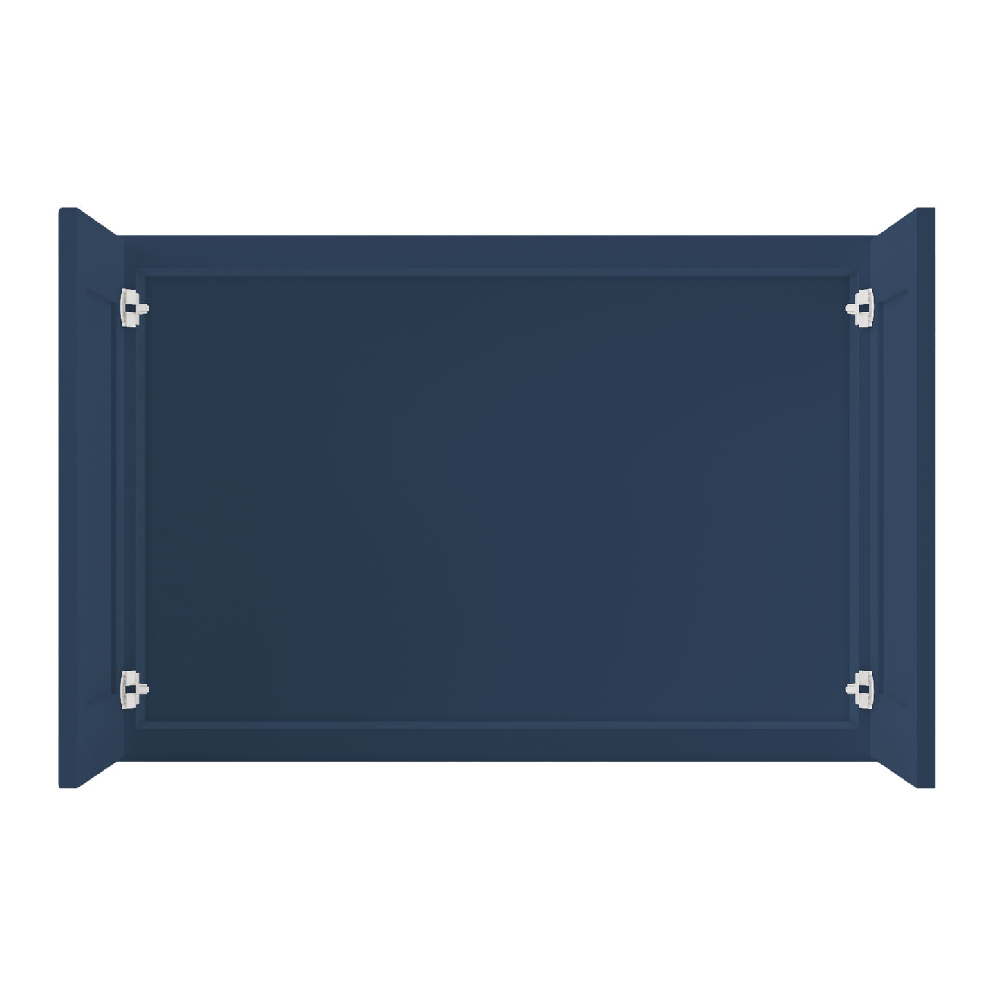 Wall Kitchen Cabinet W3624 Danbury Blue LessCare 36 in. width 24 in. height 12 in. depth - Kitchen Cabinets