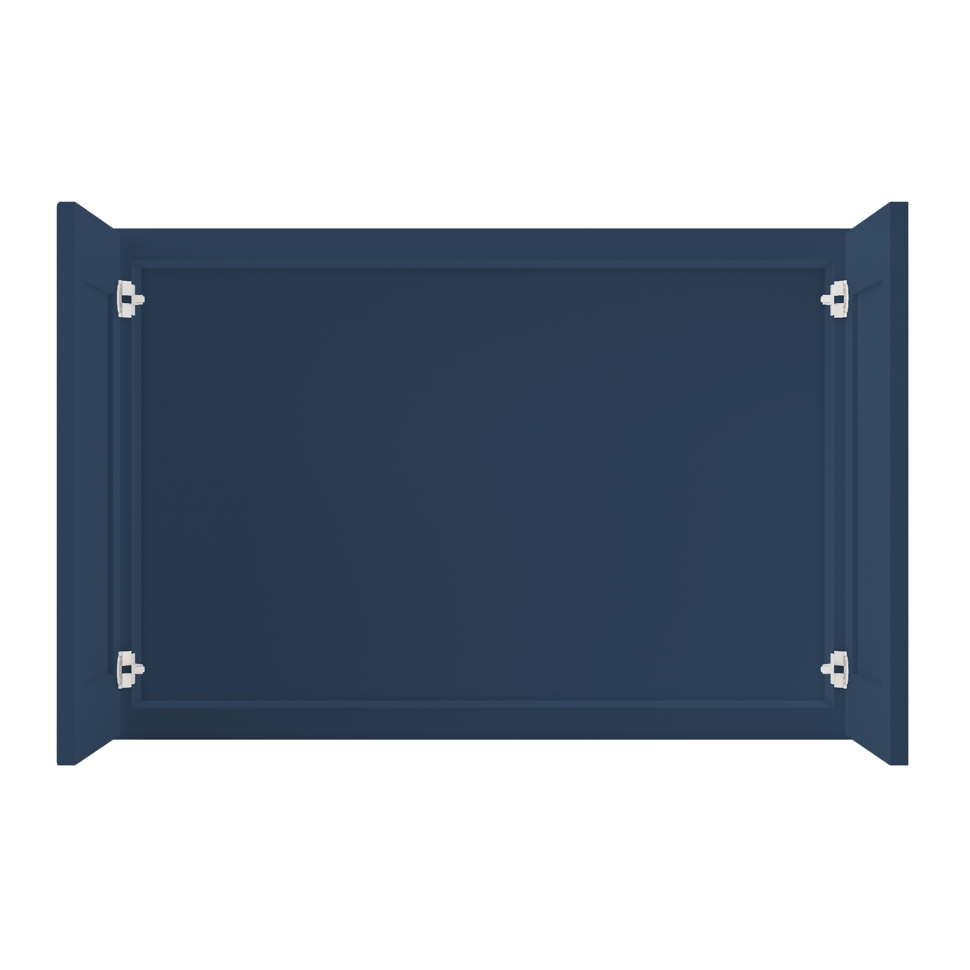 Wall Kitchen Cabinet W3624 Danbury Blue LessCare 36 in. width 24 in. height 12 in. depth - Kitchen Cabinets