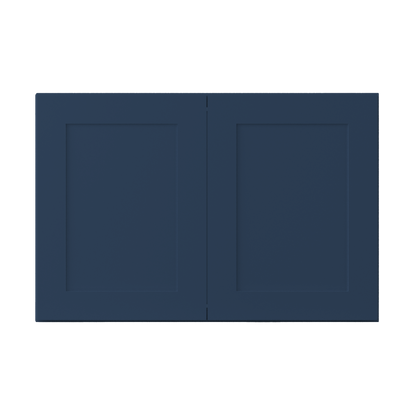 Wall Kitchen Cabinet W3624 Danbury Blue LessCare 36 in. width 24 in. height 12 in. depth - Kitchen Cabinets