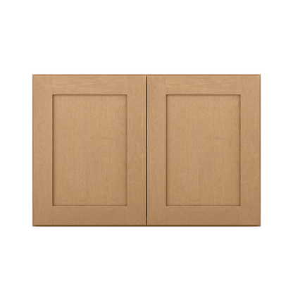 Wall Kitchen Cabinet W3624 Shaker Toffee LessCare 36 in. width 24 in. height 12 in. depth - Kitchen Cabinets