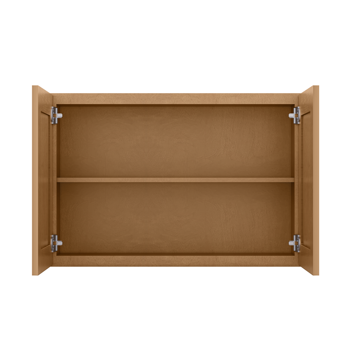 Wall Kitchen Cabinet W3624 Shaker Toffee LessCare 36 in. width 24 in. height 12 in. depth - Kitchen Cabinets
