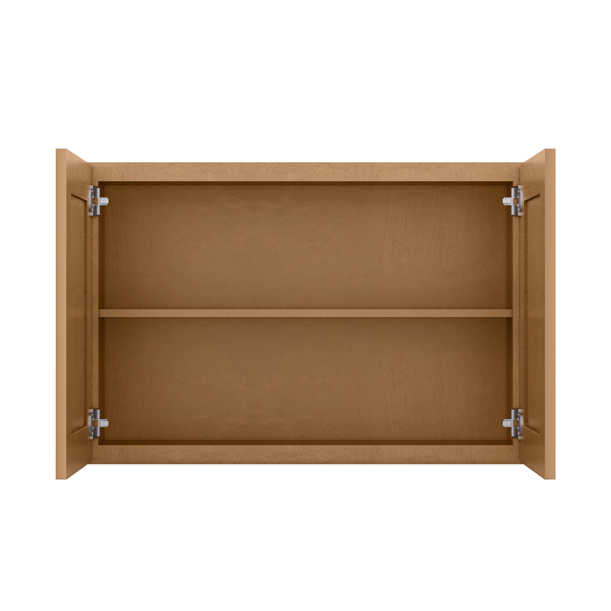 Wall Kitchen Cabinet W3624 Shaker Toffee LessCare 36 in. width 24 in. height 12 in. depth - Kitchen Cabinets