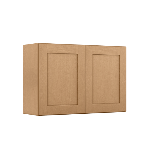 Wall Kitchen Cabinet W3624 Shaker Toffee LessCare 36 in. width 24 in. height 12 in. depth - Kitchen Cabinets