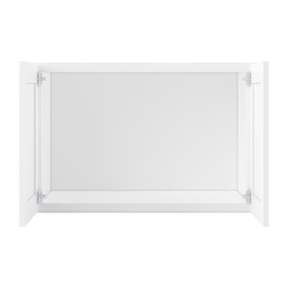 Wall Kitchen Cabinet W362424 Alpina White LessCare 36 in. width 24 in. height 24 in. depth - Kitchen Cabinets