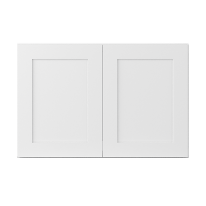 Wall Kitchen Cabinet W362424 Alpina White LessCare 36 in. width 24 in. height 24 in. depth - Kitchen Cabinets