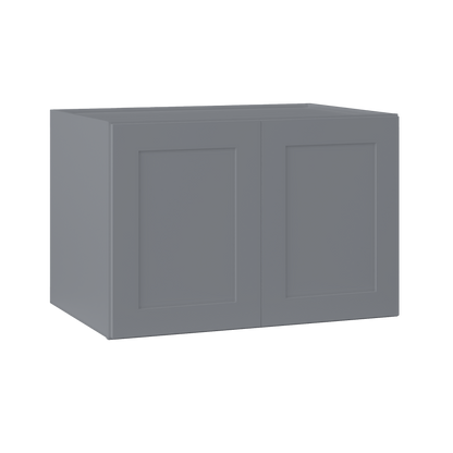 Wall Kitchen Cabinet W362424 Colonial Gray LessCare 36 in. width 24 in. height 24 in. depth - Kitchen Cabinets