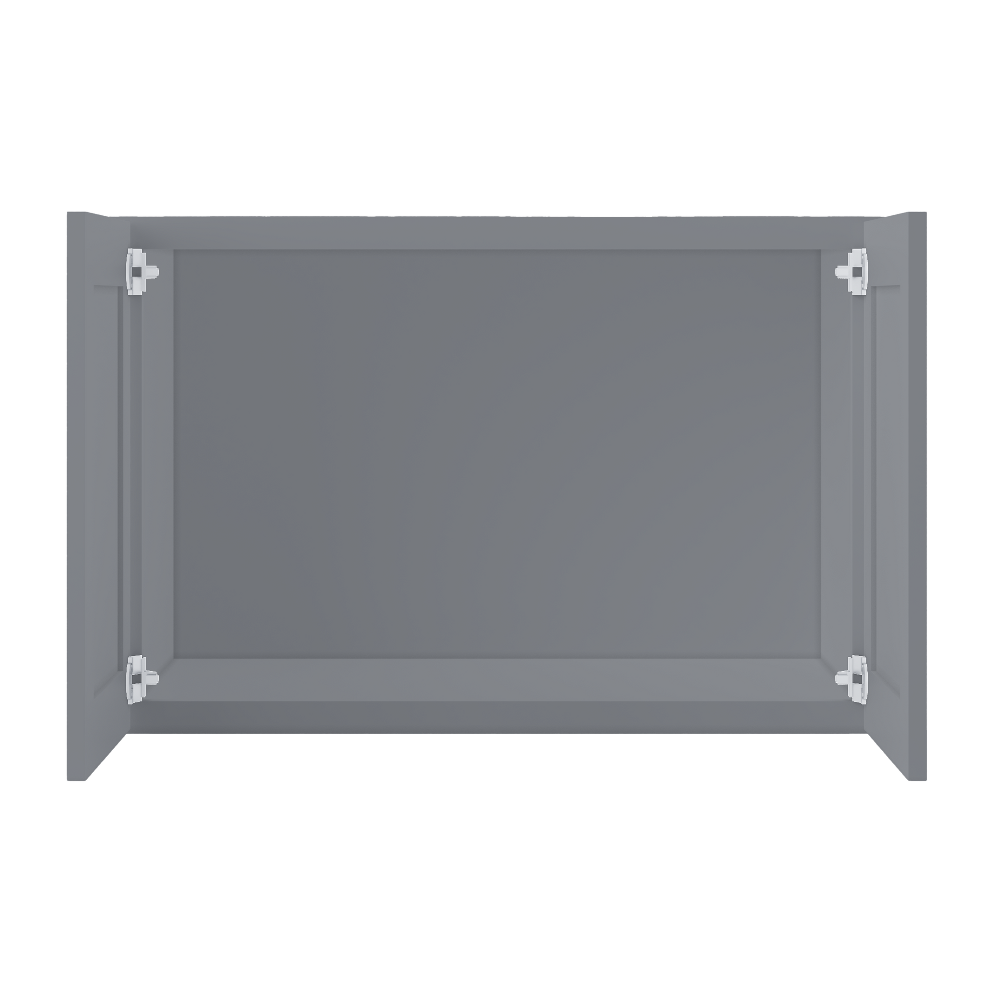 Wall Kitchen Cabinet W362424 Colonial Gray LessCare 36 in. width 24 in. height 24 in. depth - Kitchen Cabinets