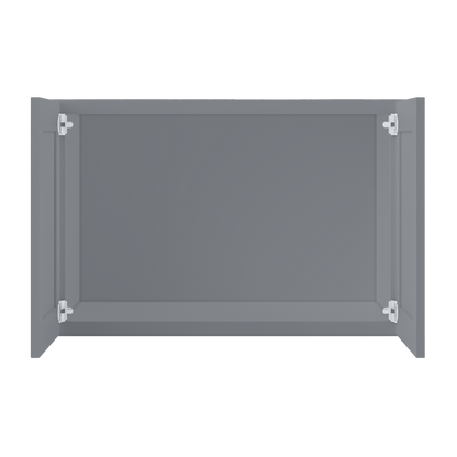 Wall Kitchen Cabinet W362424 Colonial Gray LessCare 36 in. width 24 in. height 24 in. depth - Kitchen Cabinets