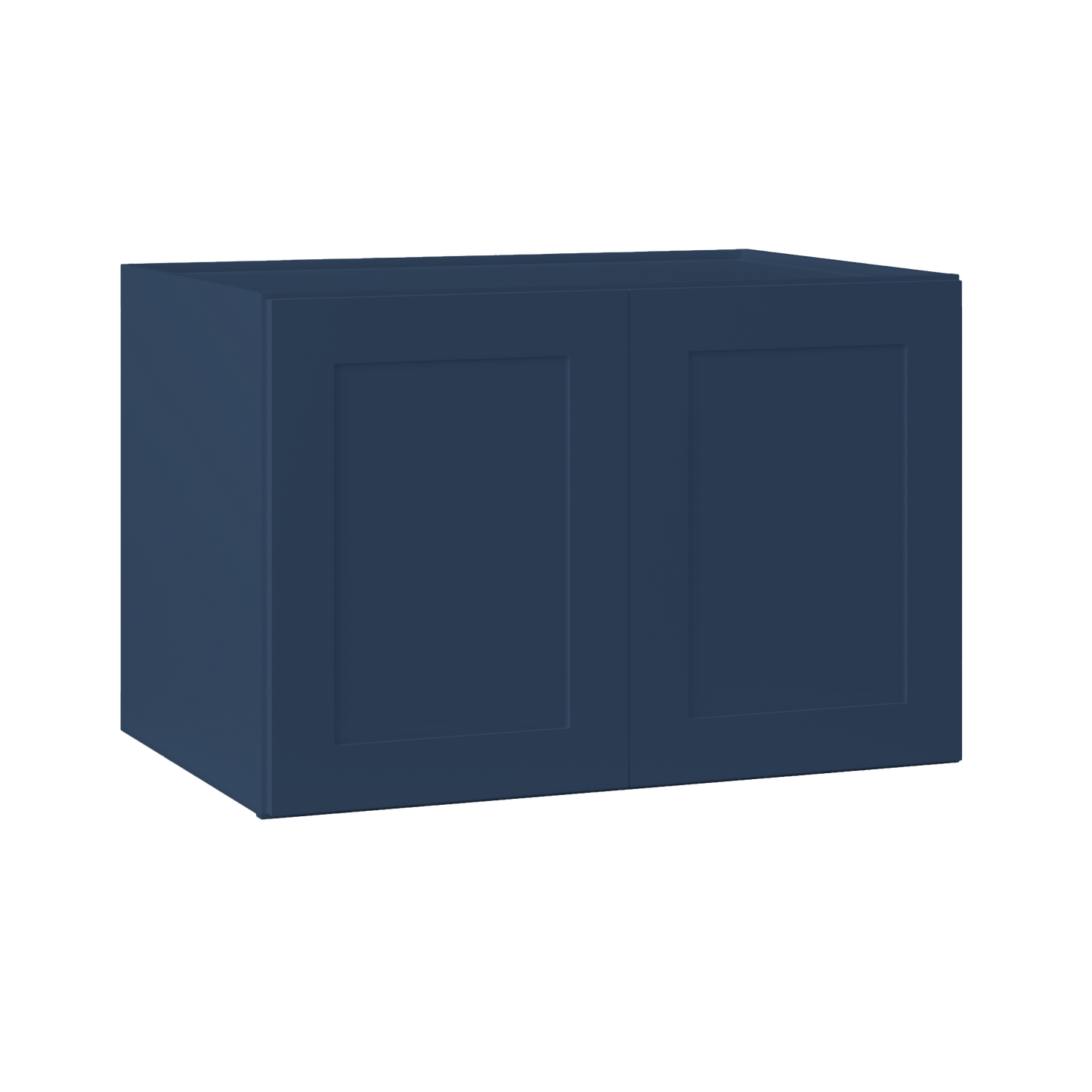 Wall Kitchen Cabinet W362424 Danbury Blue LessCare 36 in. width 24 in. height 24 in. depth - Kitchen Cabinets