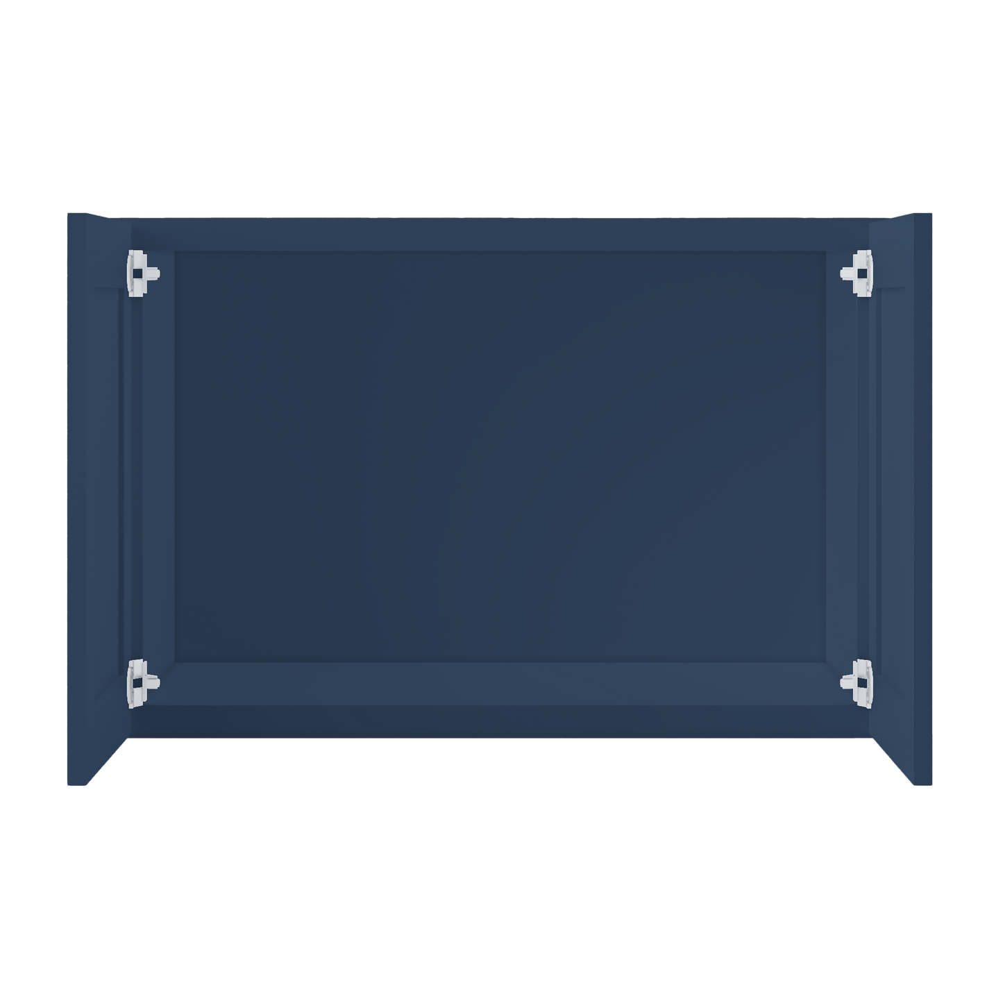 Wall Kitchen Cabinet W362424 Danbury Blue LessCare 36 in. width 24 in. height 24 in. depth - Kitchen Cabinets