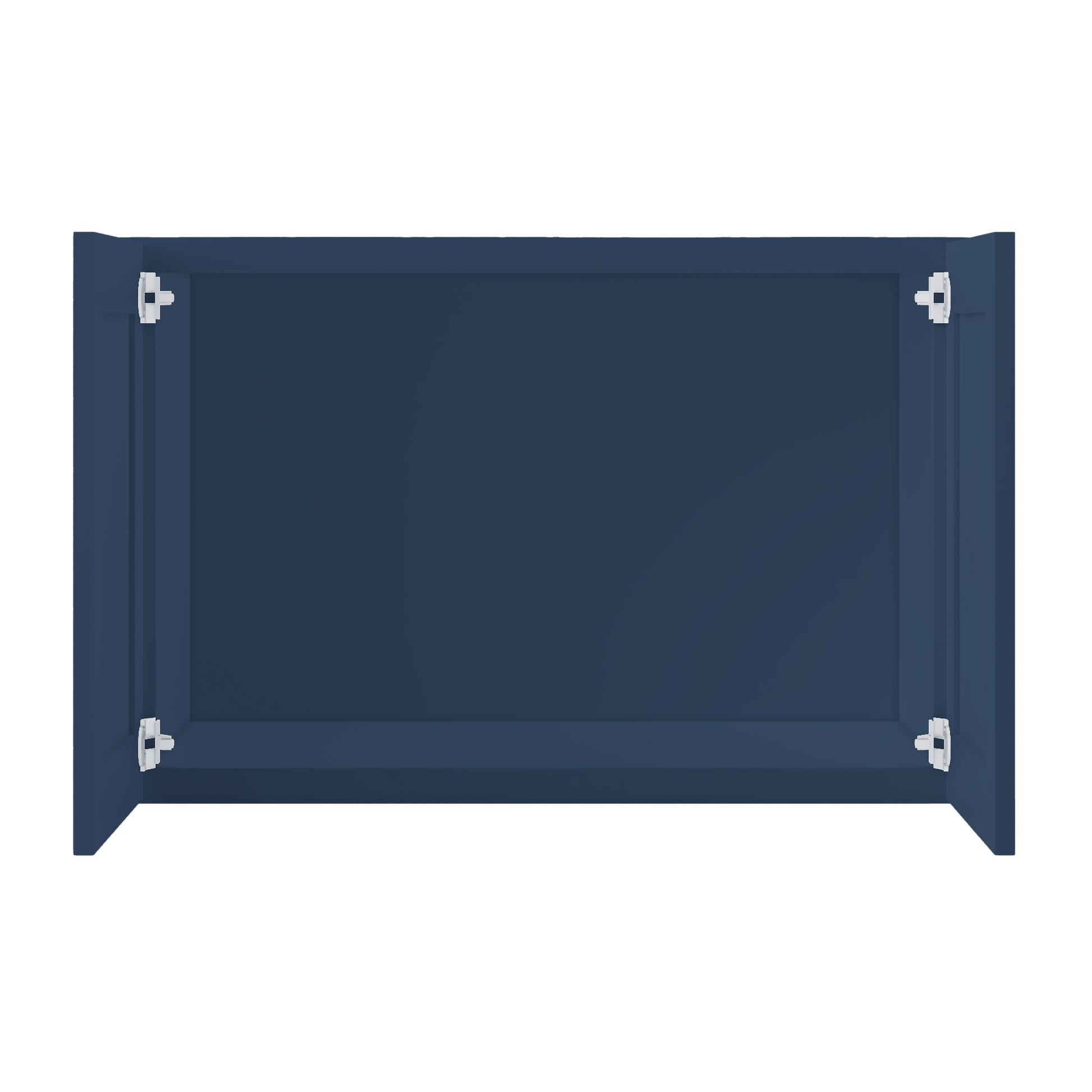 Wall Kitchen Cabinet W362424 Danbury Blue LessCare 36 in. width 24 in. height 24 in. depth - Kitchen Cabinets